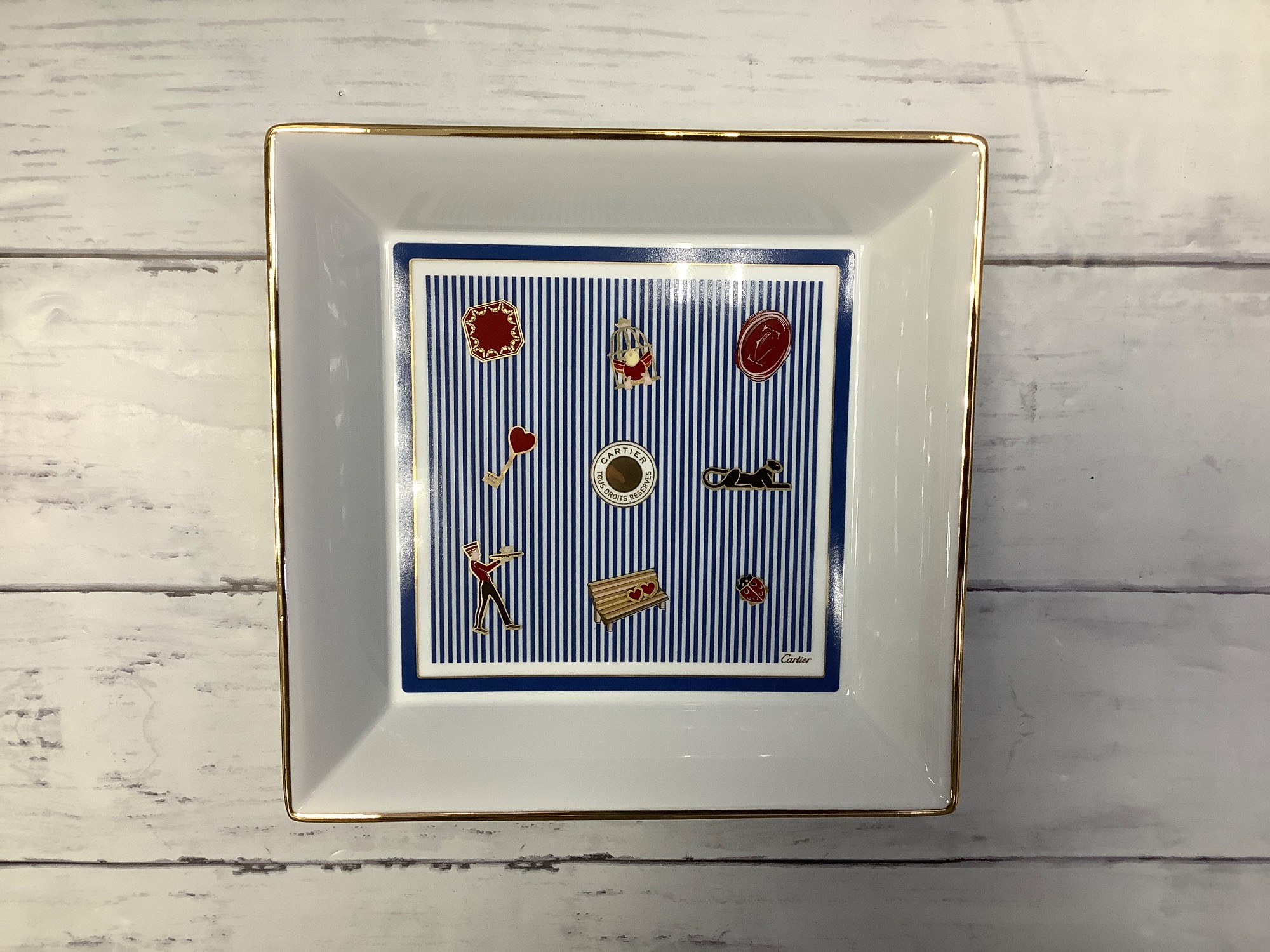 Cartier(カルティエ)のスクエアプレート ディアボロドゥカルティエが