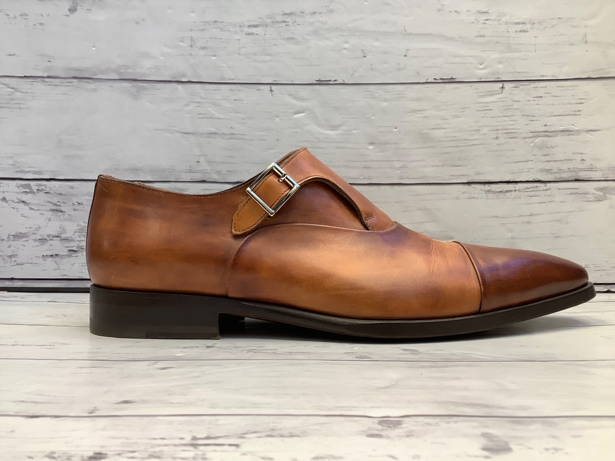 【美品】サントーニ　モンクストラップシューズ　ブラウン Santoni(サントー二)のモンクストラップシューズが買取入荷致しました