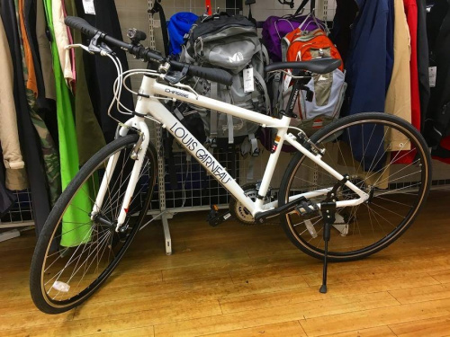 アウトドアの自転車