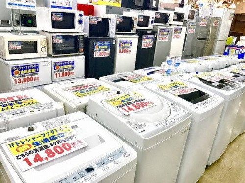 洗濯機の冷蔵庫