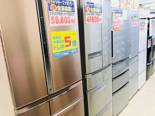 生活家電の冷蔵庫