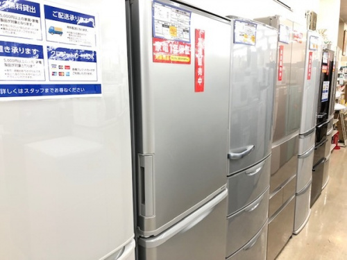生活家電の冷蔵庫