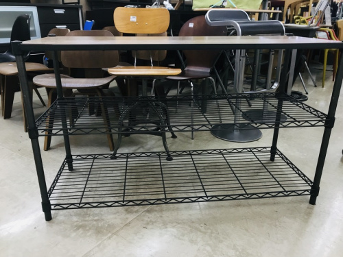 上福岡 家具 中古のメタルシェルフ