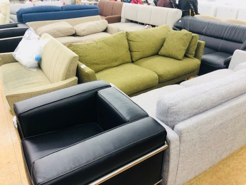 上福岡 家具 中古の3人掛けソファー