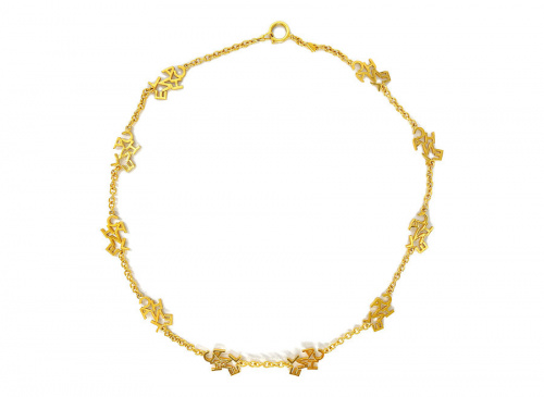 ロゴネックレスのネックレス