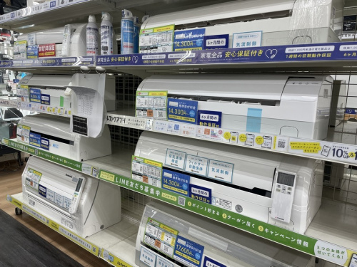 季節家電のエアコン