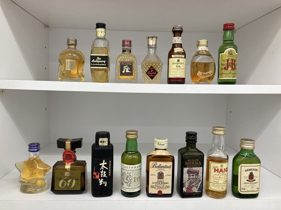 品揃え抜群！！！ウイスキー、ブランデー、焼酎のミニボトルを