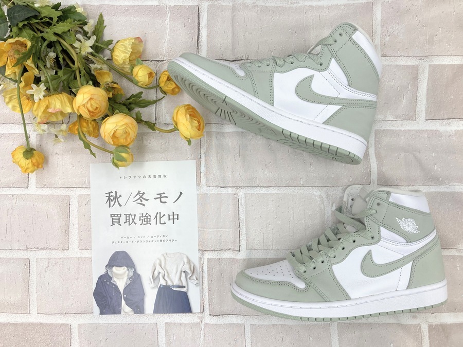 NIKE エアジョーダン1 レトロ ハイ OG シーフォムグリーン