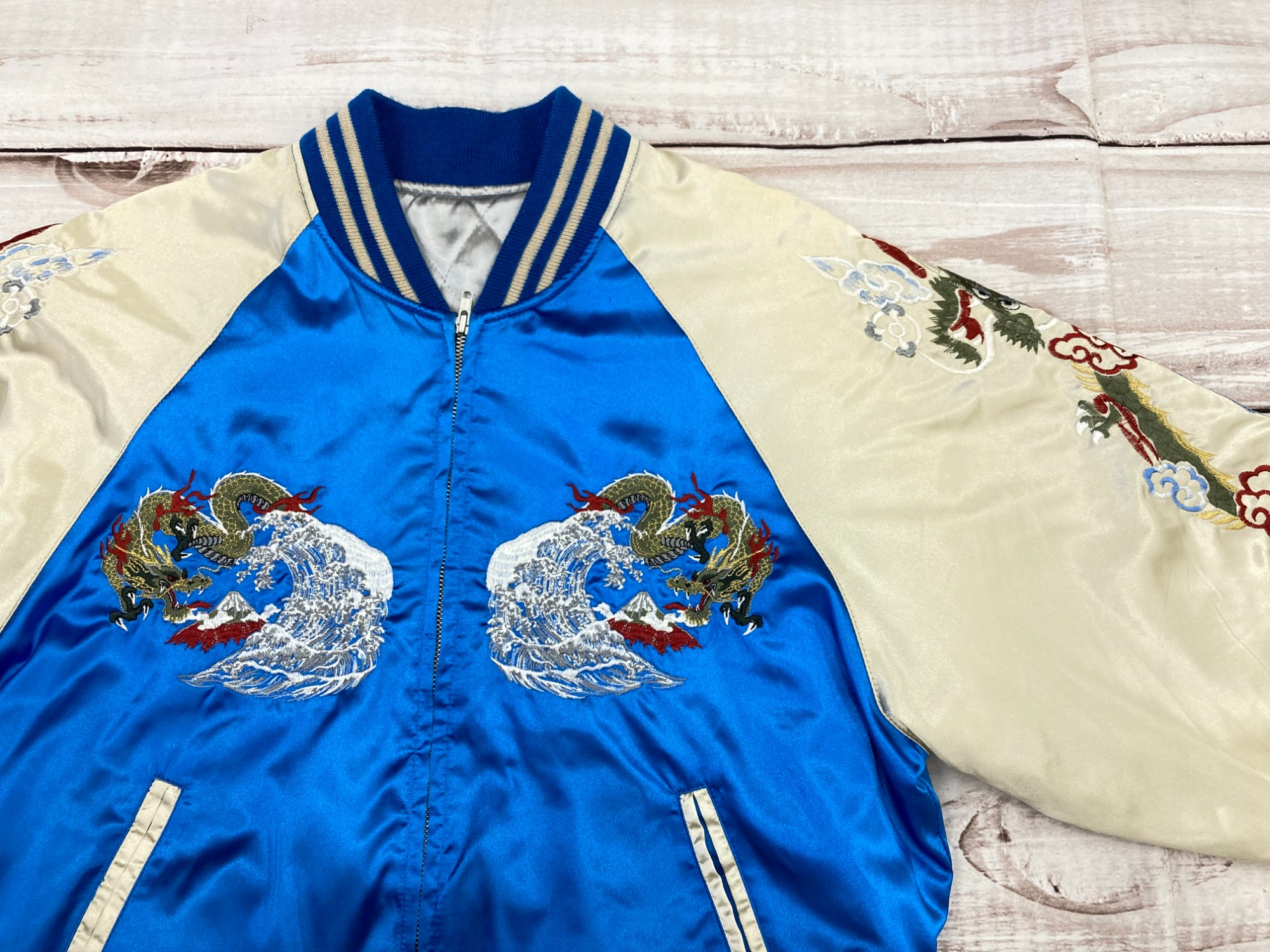 ホシヒメスカジャンヨコスカ 日本製 hoshihime スカジャン 鷹に薔薇 星