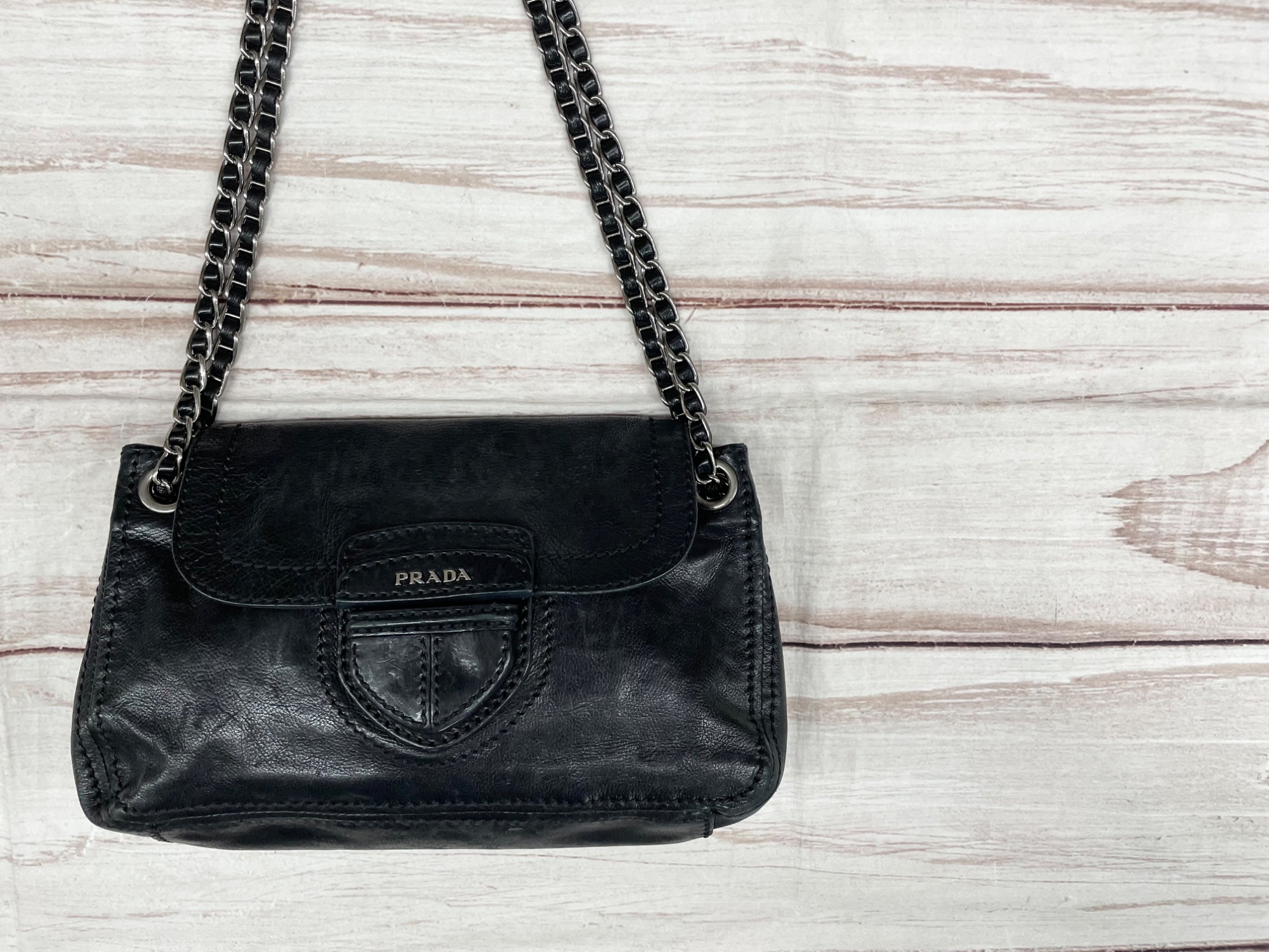 PRADA - ボンバーチェーンショルダーバック org.jpg