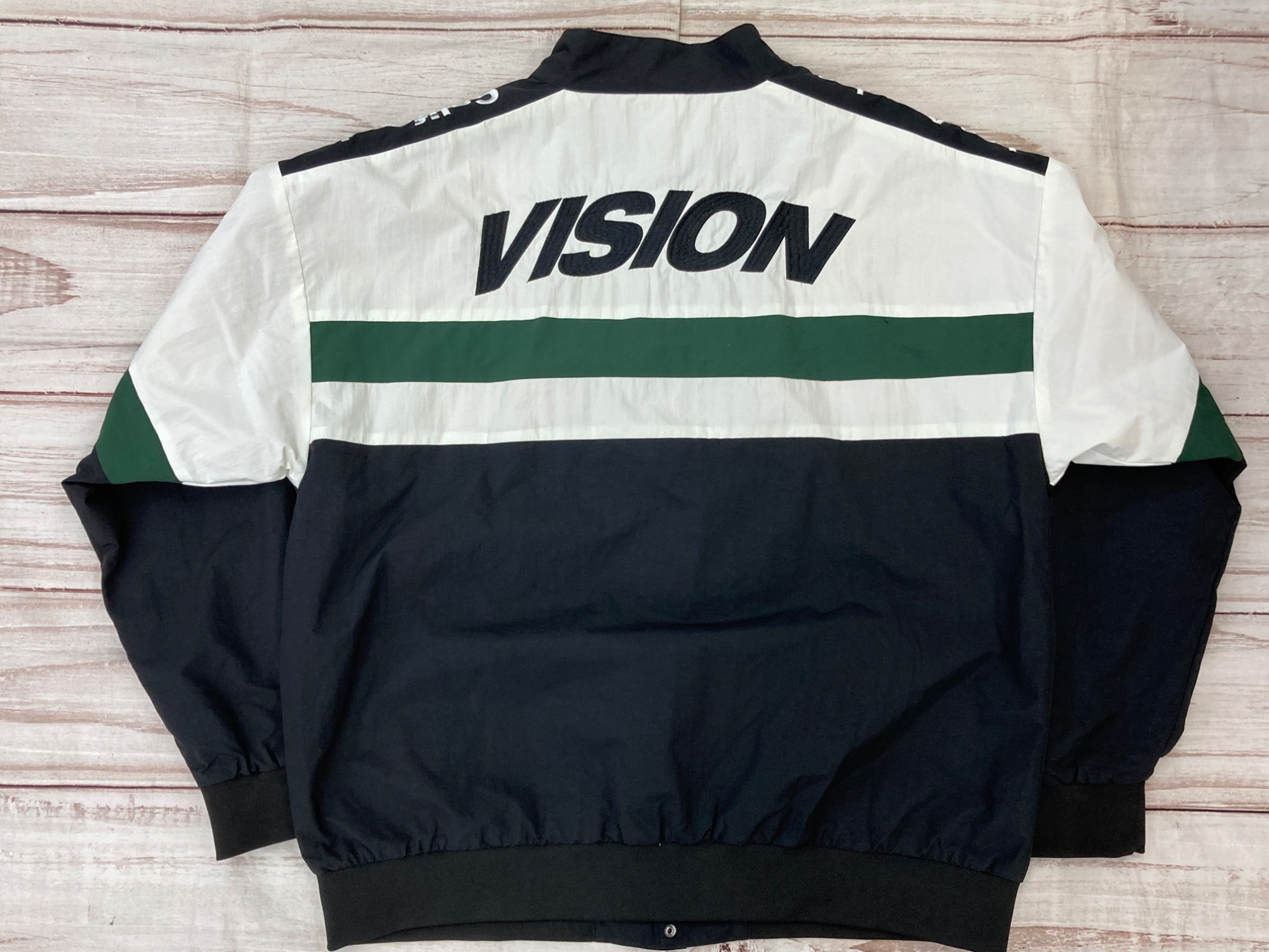 古着 VISION GARMENT MAKERS ナイロンジャケット 90's STARTER Michigan Wolverines  Insulation Nylon Jaket M / スターター ミシガン VISION STREET WEAR アメリカ古着 ナイロンジャケット