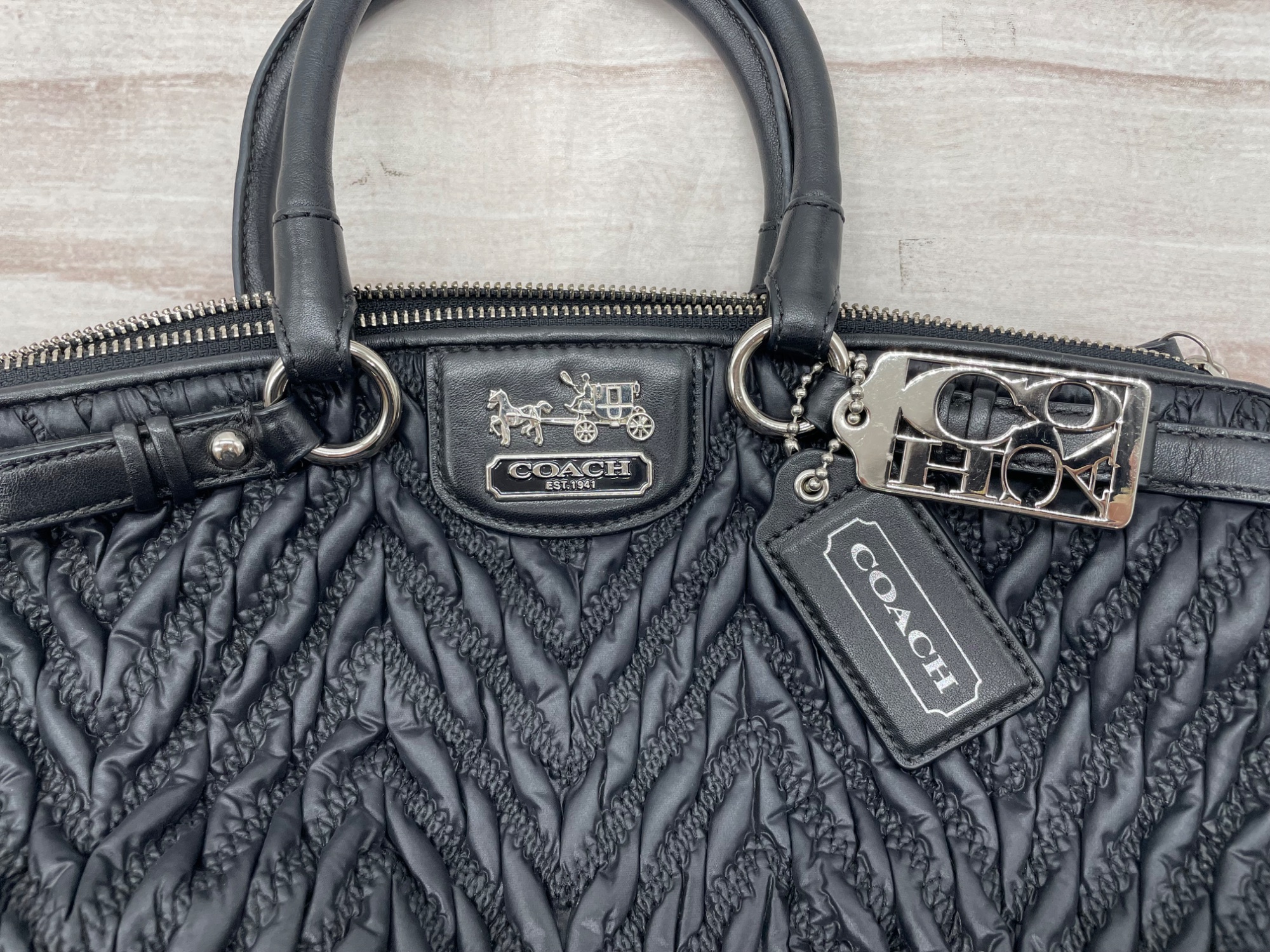COACH コーチ マディソン 70周年トートバッグ キルティング 1092 COACH コーチ マディソン 70周年トートバッグ キルティング 1092 COACH