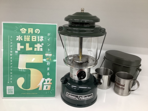 アウトドアのランタン