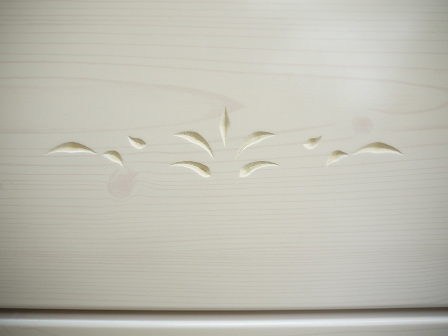 ニトリの4段チェスト（ナチュラル×ホワイト）のご紹介！有料配送あり