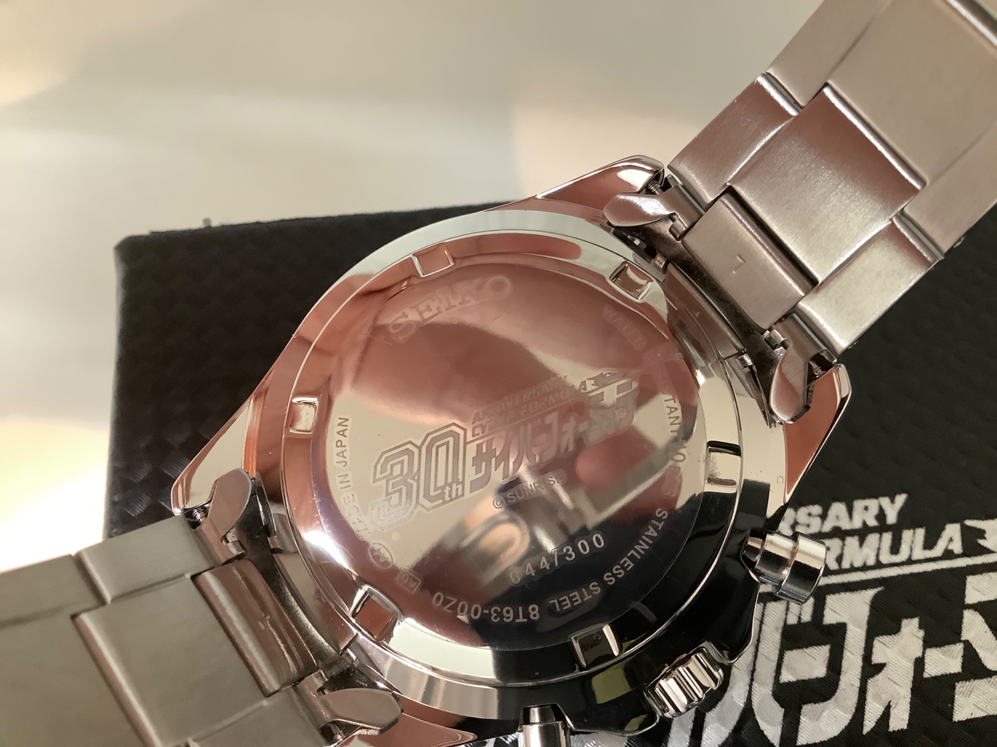 美品　新世紀GPX サイバーフォーミュラ　腕時計　30周年記念モデル　SEIKO セイコーとTVシリーズ放送30周年を迎えた『新世紀GPXサイバー