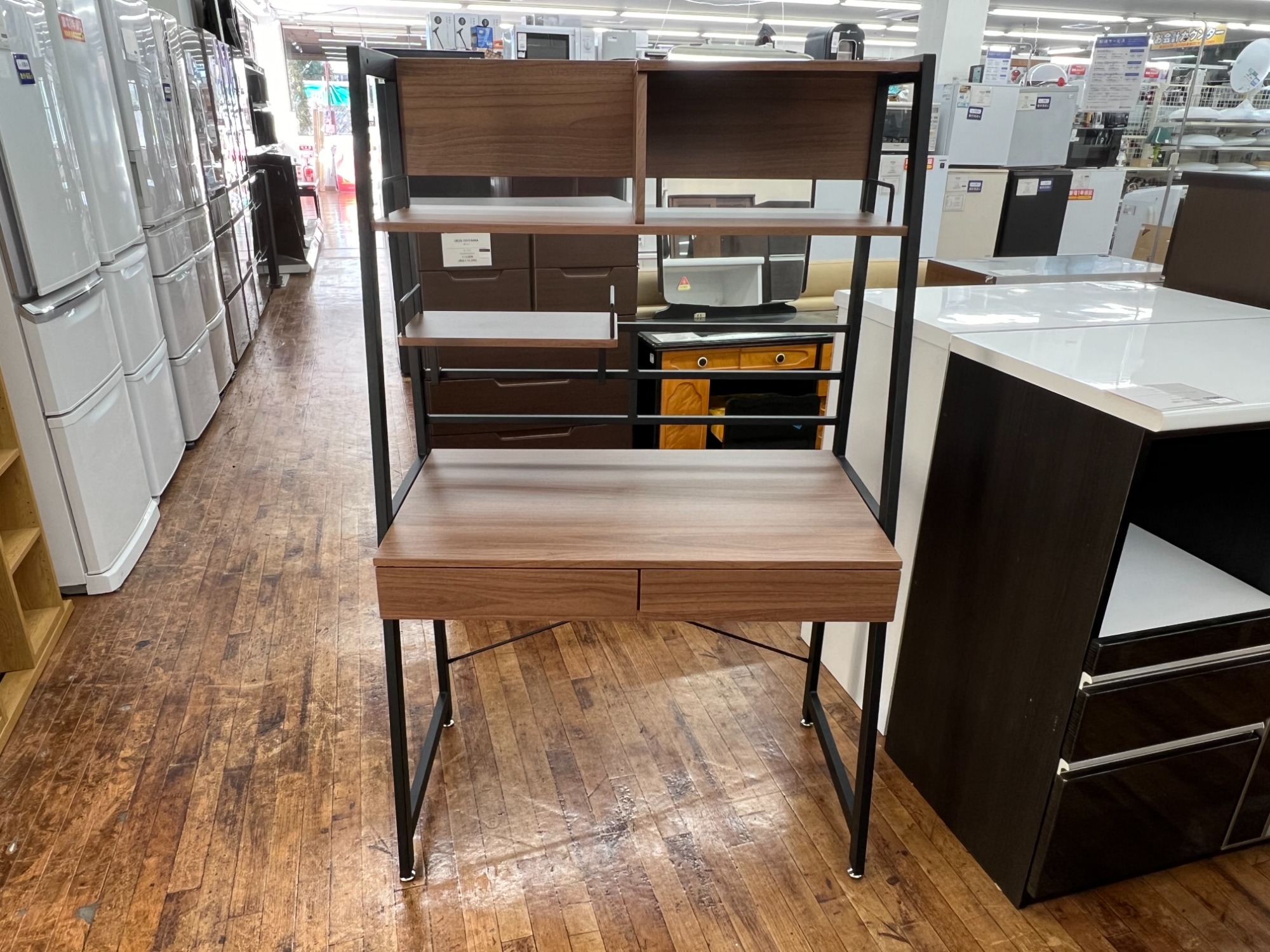 1時間無料軽トラ貸出し、有料配送あり【トレファク入間店】ニトリのカップボードのご紹介！ 軽トラック90分無料貸し出し実施中！】NITORI(ニトリ) レンジボードの