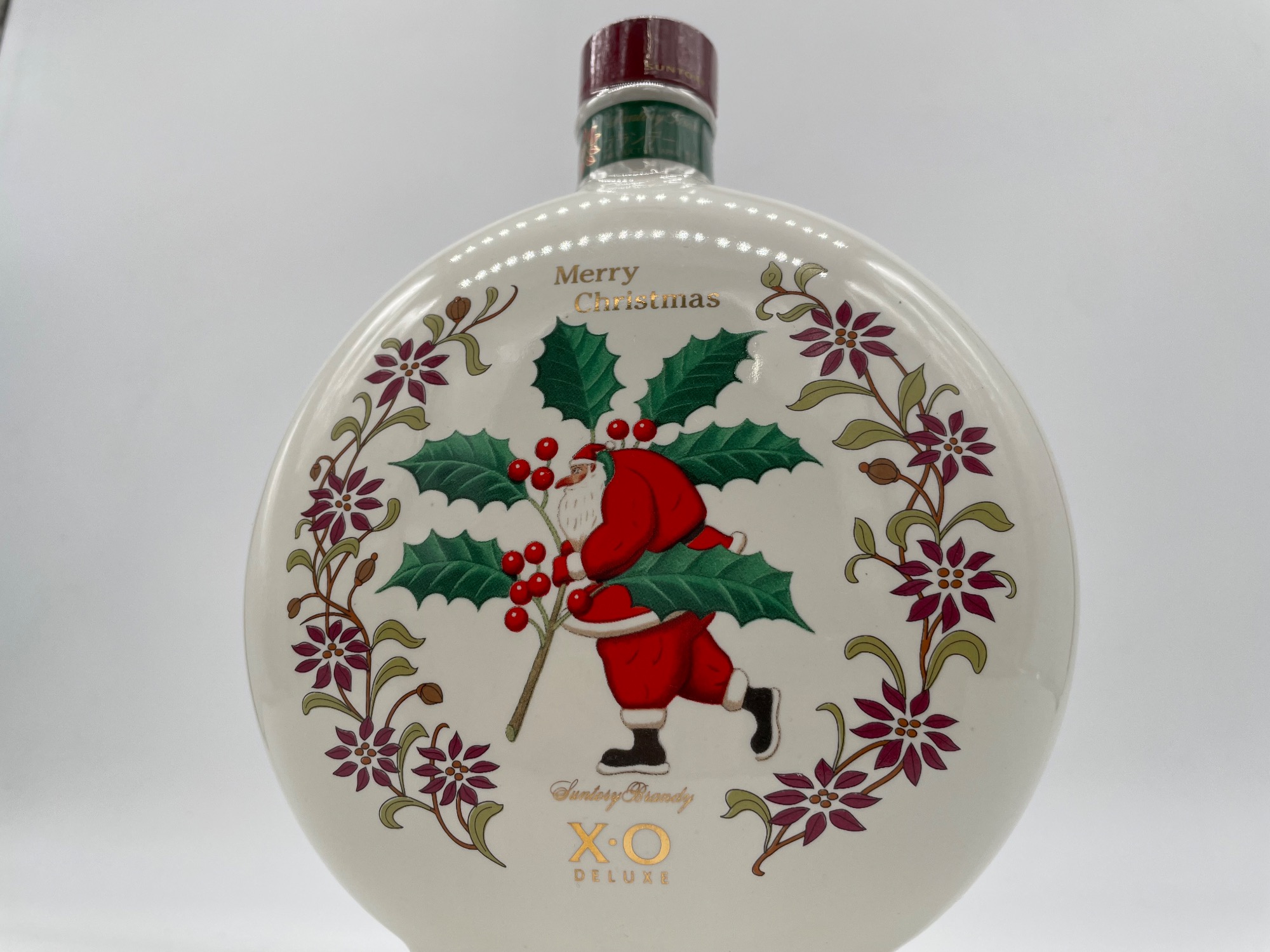 SUNTORY】ブランデーXOデラックス メリークリスマス陶器ボトル｜2025年