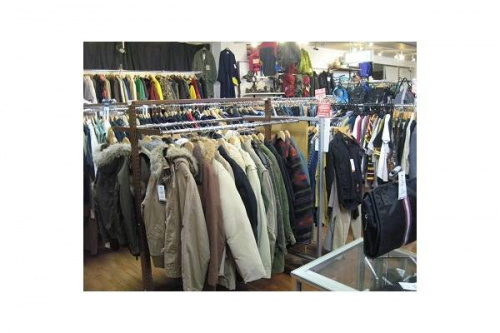 メンズファッションの冬物衣類