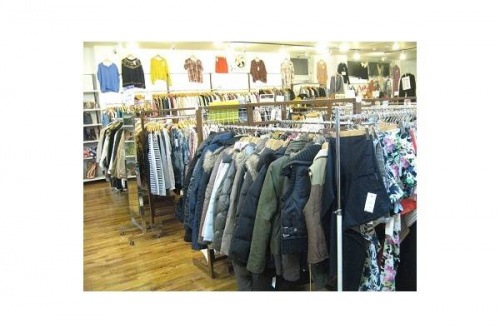 冬物衣類のダウンジャケット