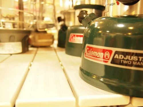 アウトドアのキャンプ用品