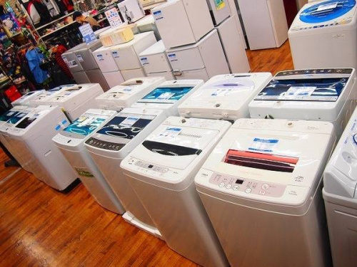 ドラム洗濯機の冷蔵庫