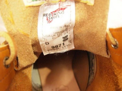 プレーントゥワークブーツのRED WING