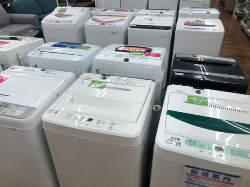 生活家電の洗濯機