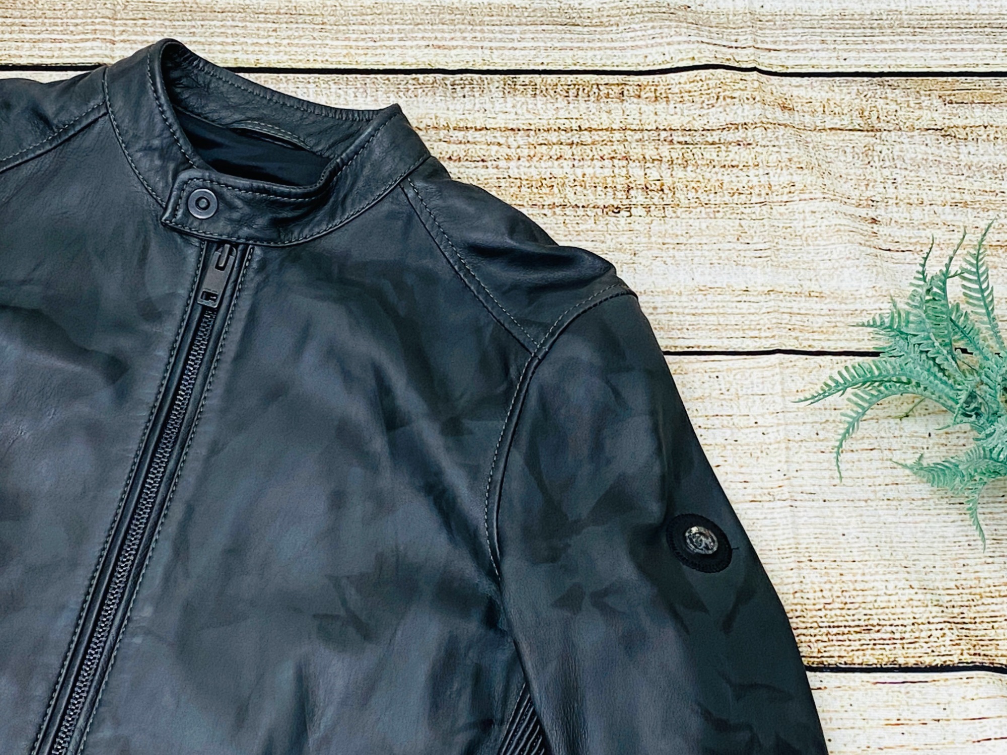 diesel シングルライダースジャケット ディーゼル DIESEL シングルライダースジャケット （BLACK）L