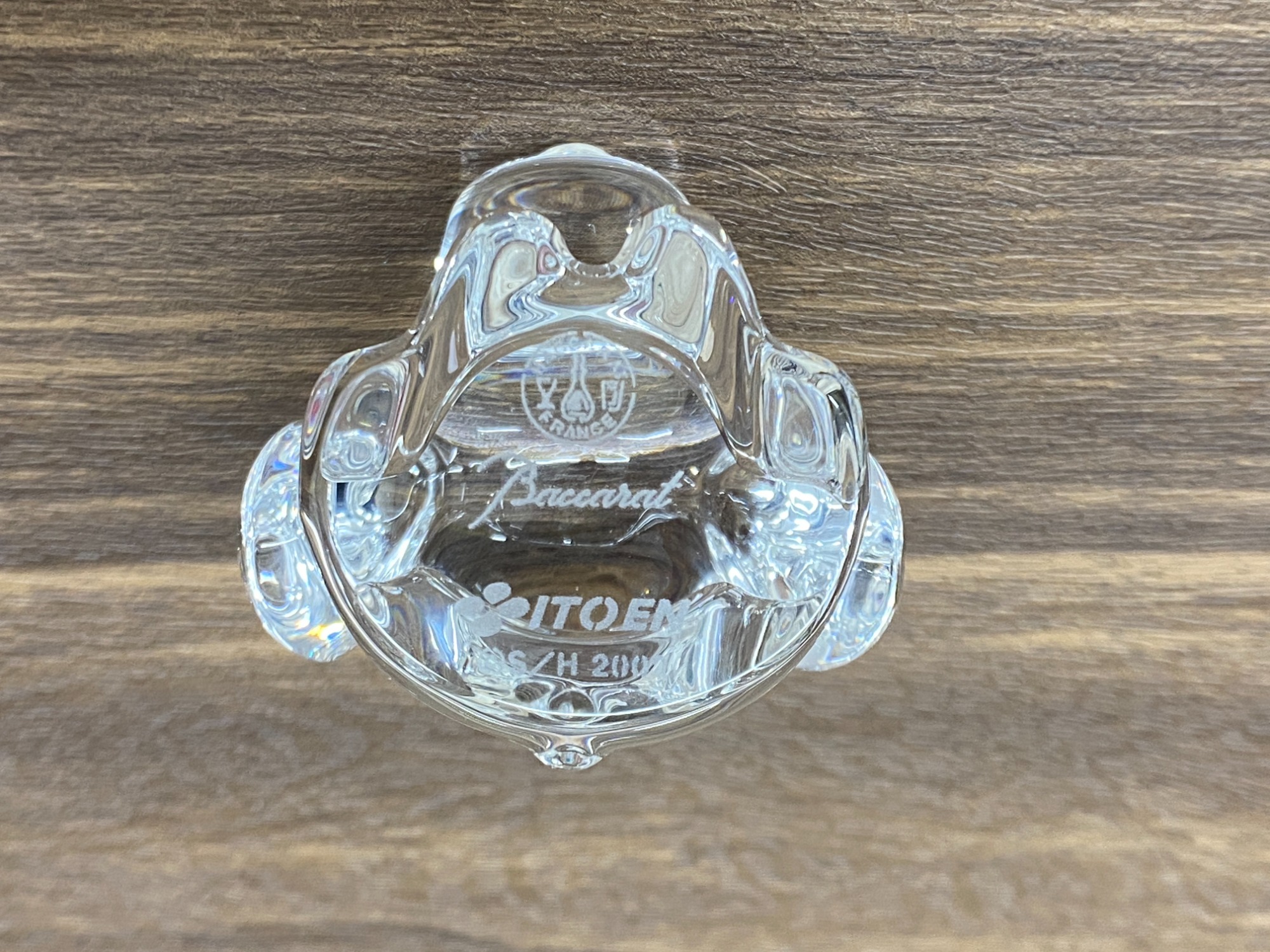 【アキラ様予約】Baccarat クリスタル お茶犬 専用ボックス付き 伊藤園 Baccarat(バカラ)の伊藤園「お茶犬」コラボの置物を買取入荷