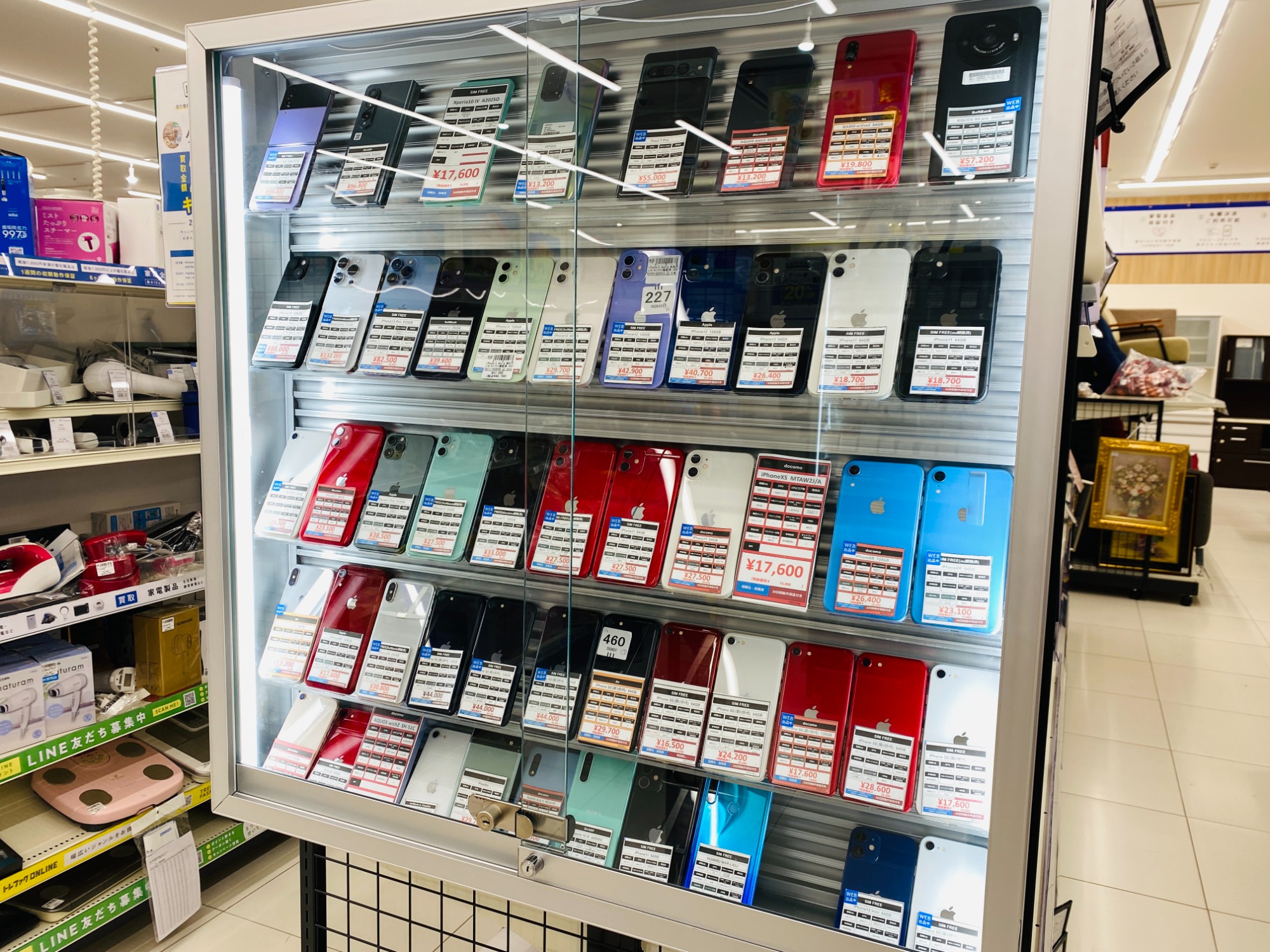 iPhone・Androidセット【通電確認済】バラ売り不可❌ スマホ・タブレット買取募集中】iPhone SE（第3世代）64GB 