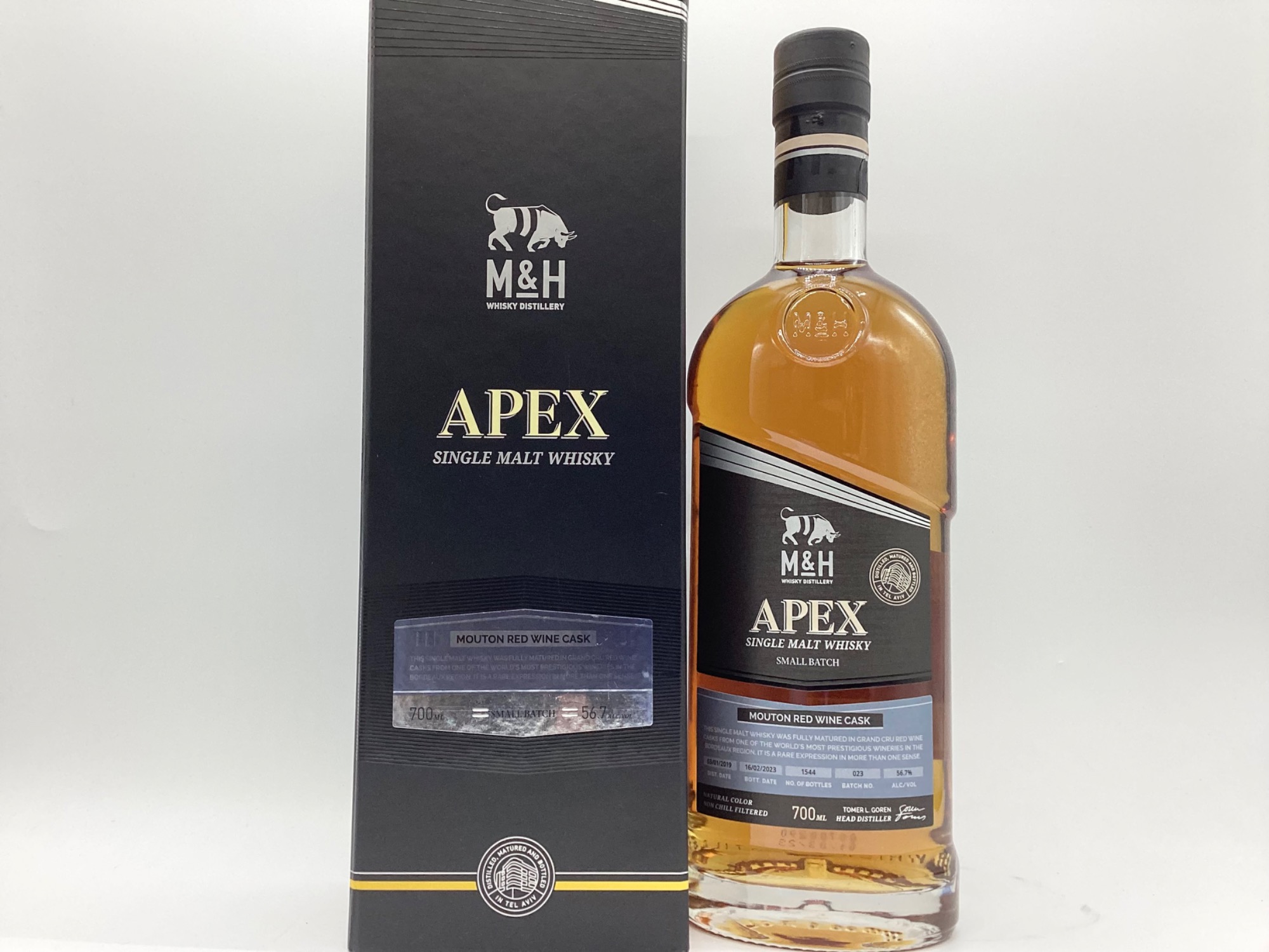 買取強化中！】M&Hのウィスキー【APEX MOUTON RED WINE CASK】が