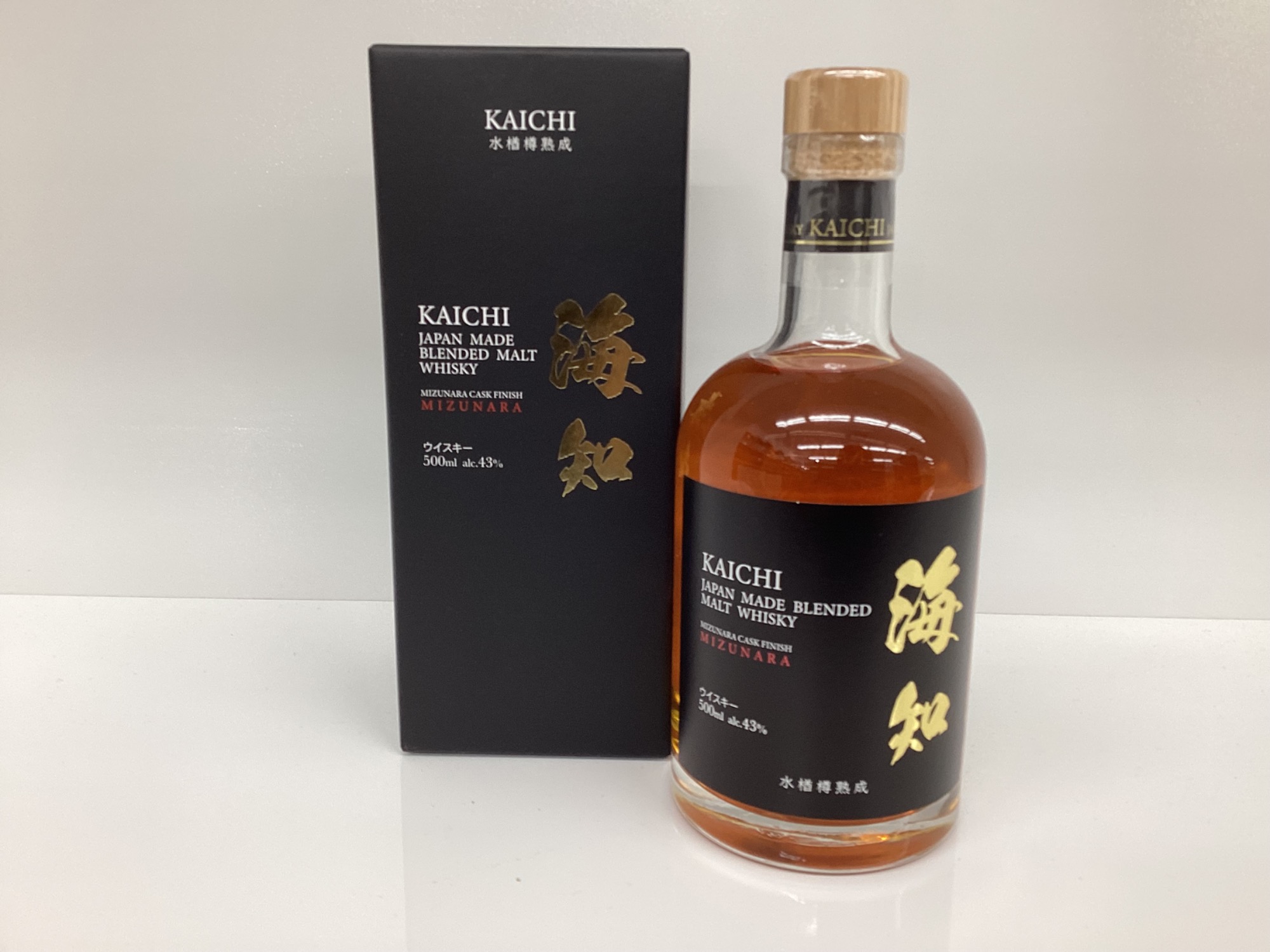 信頼も厚い 多数展示中】ジャパニーズウイスキー KAICHI】500mlが 【海知 ウイスキー