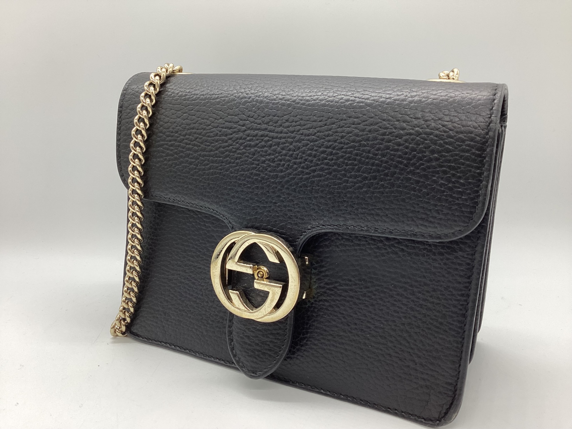 送料関税込☆GUCCI インターロッキング G クロスバッグ☆超人気 買取強化中！】GUCCI（グッチ）のインターロッキングGチェーン
