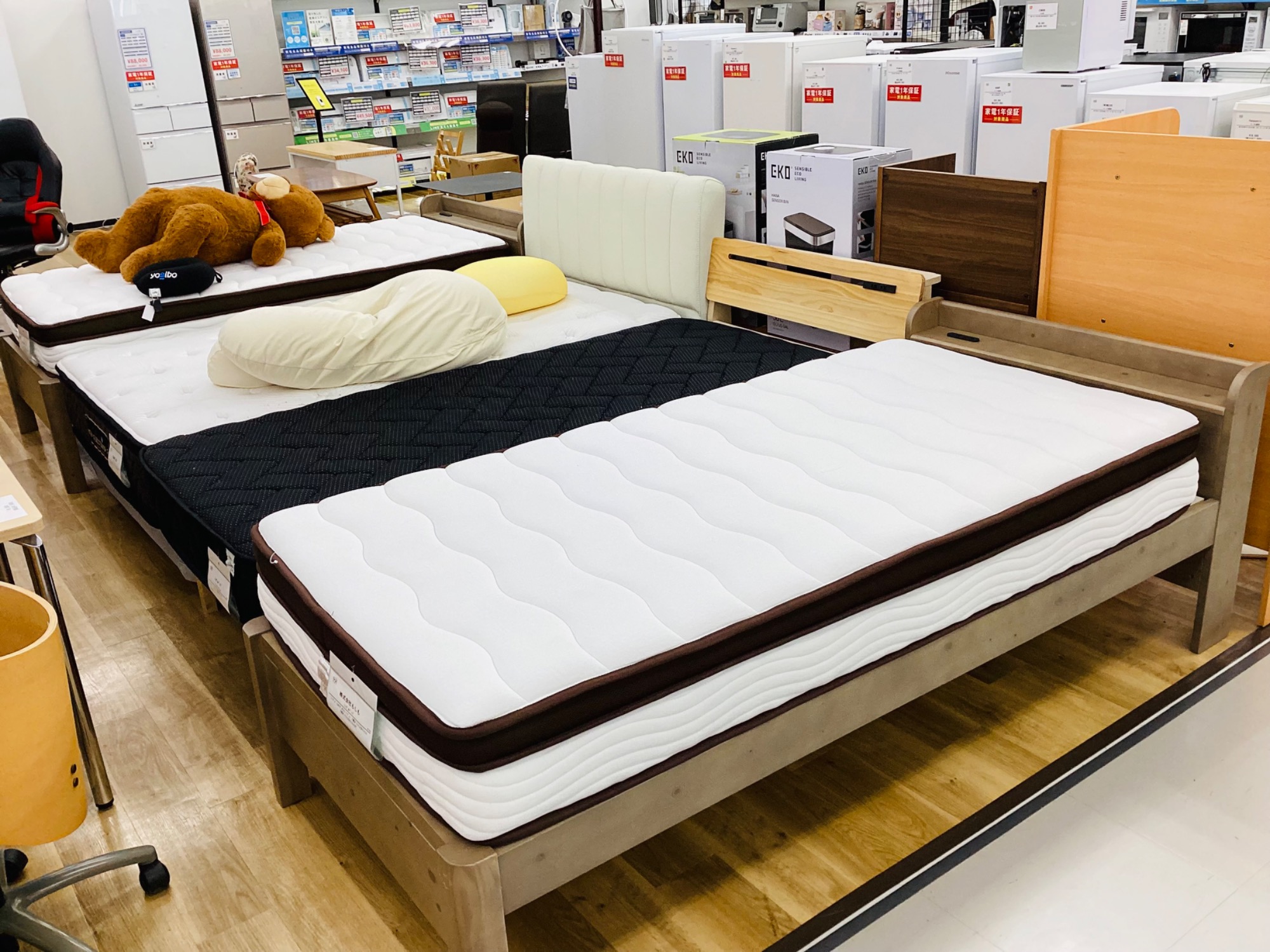 家具ならトレファク吉川店！！   　シングルベッド　収納付き 吉川店】シングルベッド多数展示中！！ 新生活の準備は、ぜひ