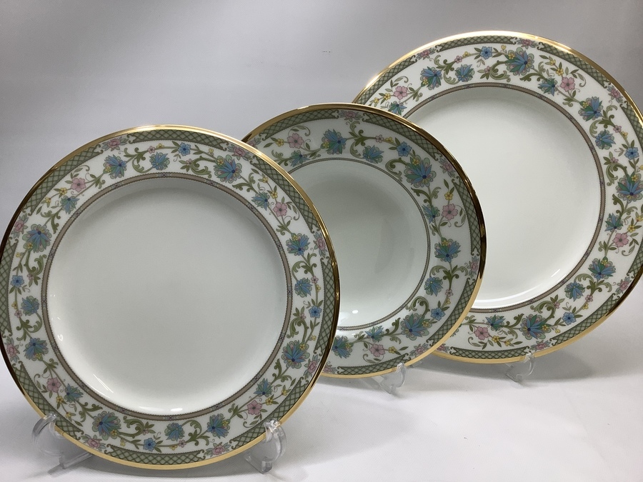 ノリタケ ( NORITAKE ) 日本製 ヨシノ 22cmプレート 2枚セット ノリタケ ヨシノ 22cmプレート ( 食器 日本製 デザート皿 パン皿
