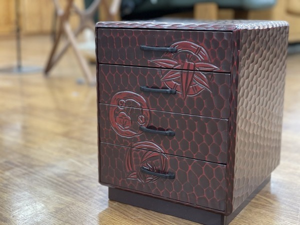 鎌倉彫箪笥 鎌倉彫｜鳳仙｜和箪笥