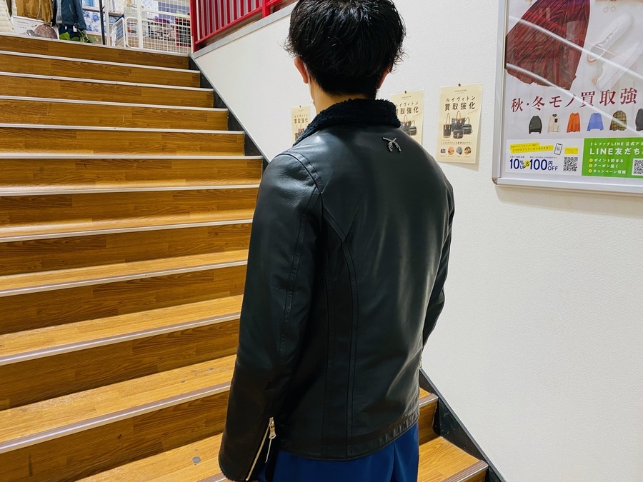 roar ロアー SPUN ツイードライダースジャケット 2 定価5万 SHIRRING SINGLE RIDERS JACKET | ROARS RIDERS JACKET | オンライン