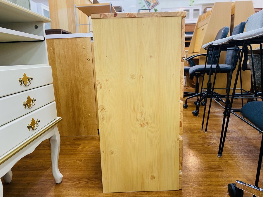 かとう 無印良品 パイン材 4段チェスト 棚 MUJI タンス 収納 天然