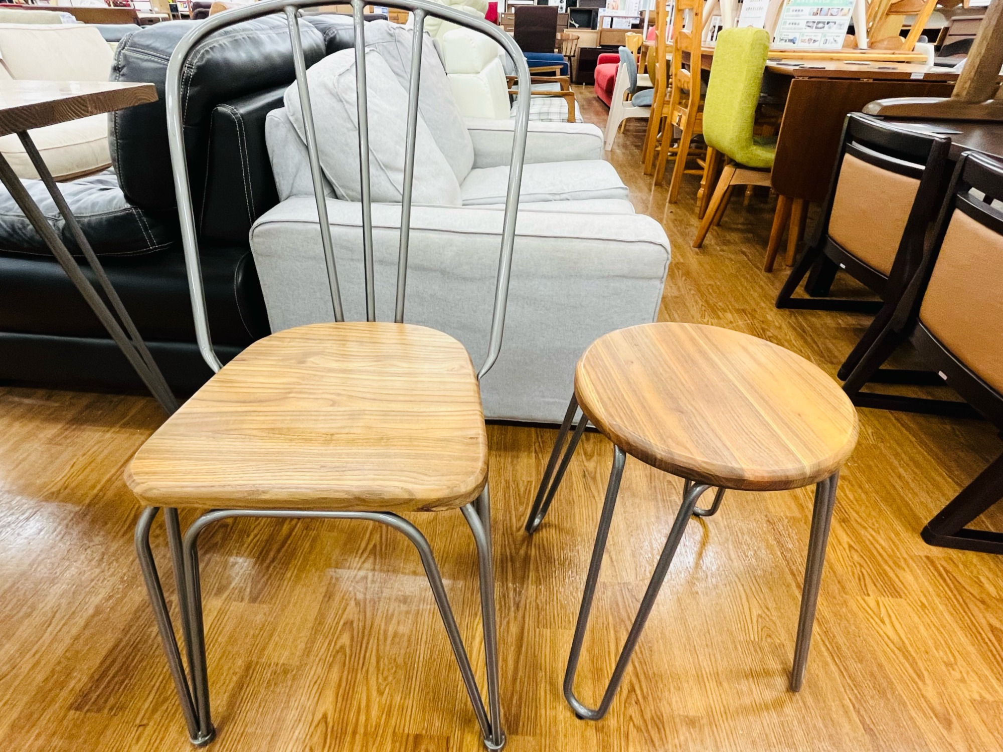 GART】オシャレなデザインのダイニング3点セットが入荷しました 