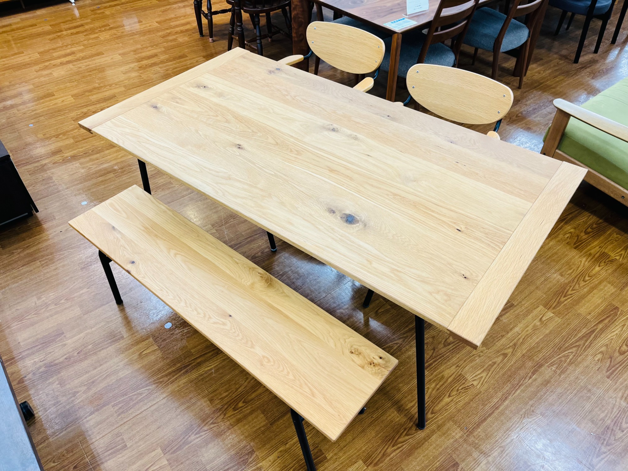 無印良品　ベンチダイニング4点セット　【トレファク　川越点】 無印良品 ベンチダイニング4点セット 【トレファク 川越点】