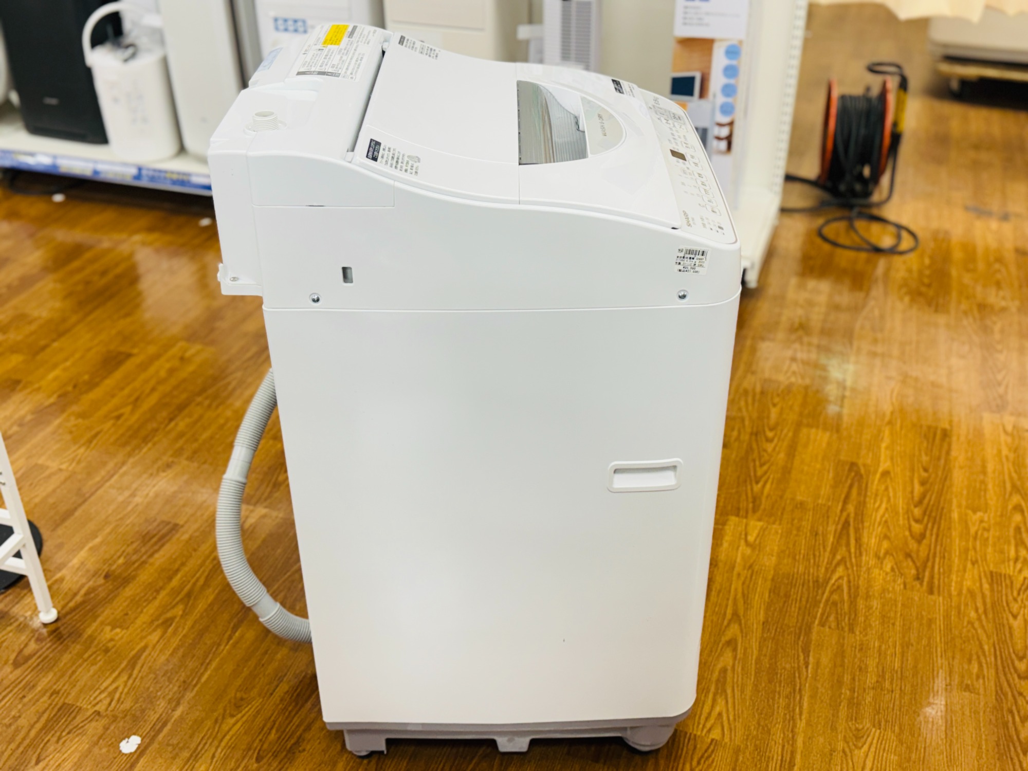 SHARP シャープ 全自動洗濯機 ES-GE6C-W 2018年製【トレファク 川越店】