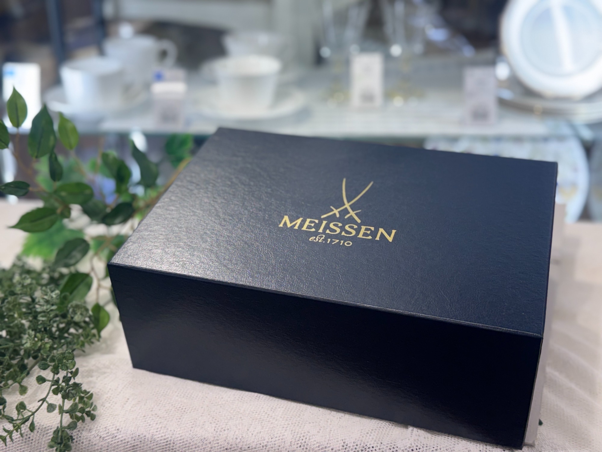 □１９６０年□２５０周年記念□レリーフ□箱入り◇旧東ドイツ製◇Meissen◇ □1960年□250周年記念□レリーフ□箱入り◇旧東ドイツ製