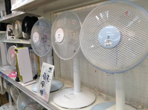 扇風機の季節家電