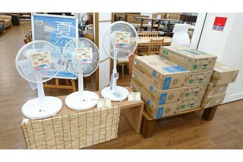 季節家電の扇風機