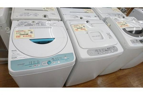 洗濯機の冷蔵庫