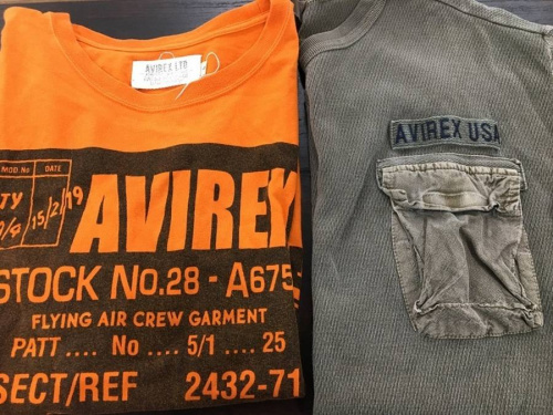 AVIREXの夏物買取