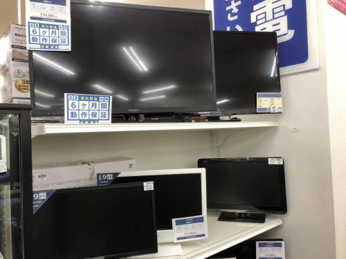 中古テレビの液晶