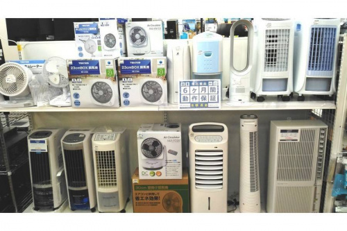 扇風機の冷風扇