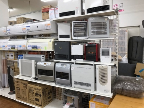 ストーブのこたつ
