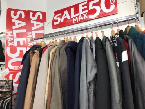 メンズファッションの衣類川越店